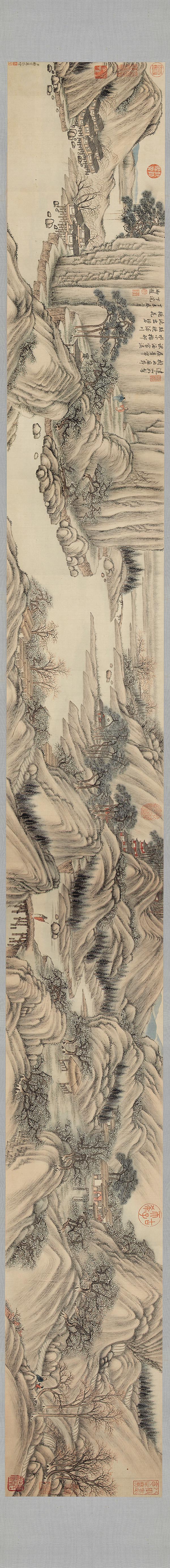 清 励宗万 探雪图卷27x249 竖.jpg